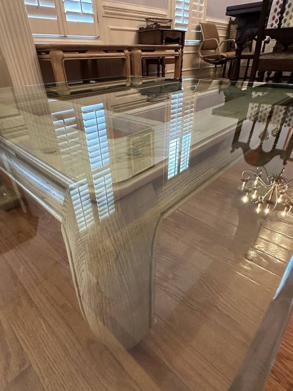 Lane Ming Style Glass Top Coffee Table gallery