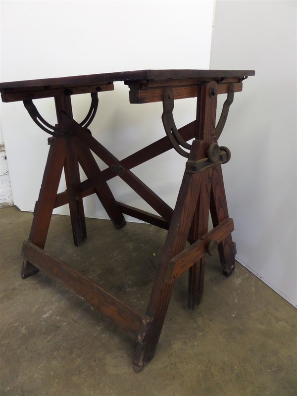 Antique Keuffel & Esser Drafting Table gallery