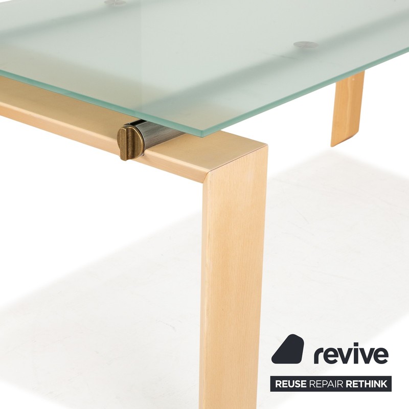 Desalto Stilt Glass Dining Table Blue Dining Room 200 x 85 x 77 cm gallery