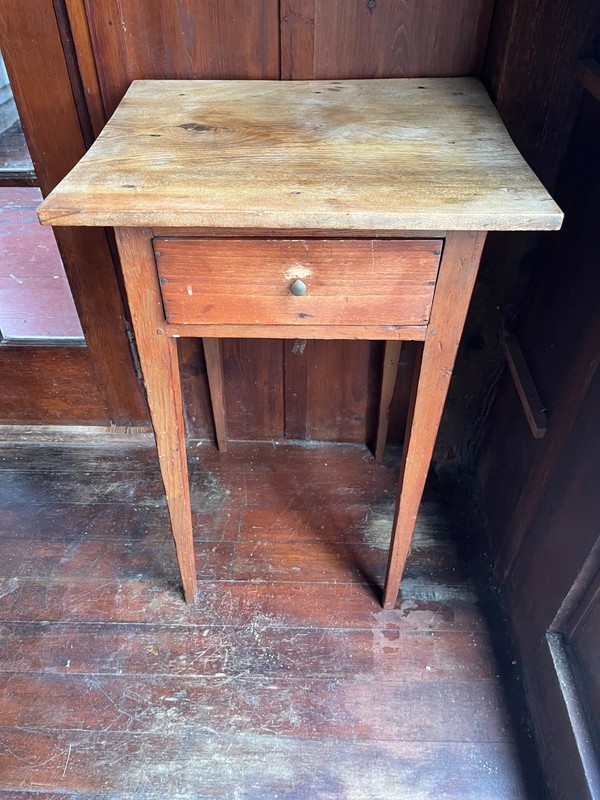 Antique Country Hepplewhite Work Table c.1790 gallery