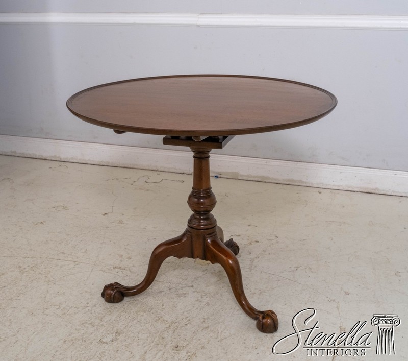 69333: KITTINGER CW-70 Colonial Williamsburg Tilt Top Table gallery