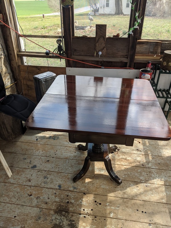 Antique Victorian Card Table gallery