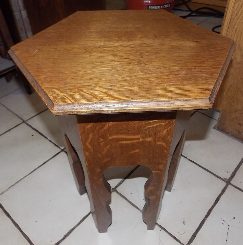 Solid Quarter Sawn Oak Mission / Arts and Craft Plant Stand (PS-74) gallery