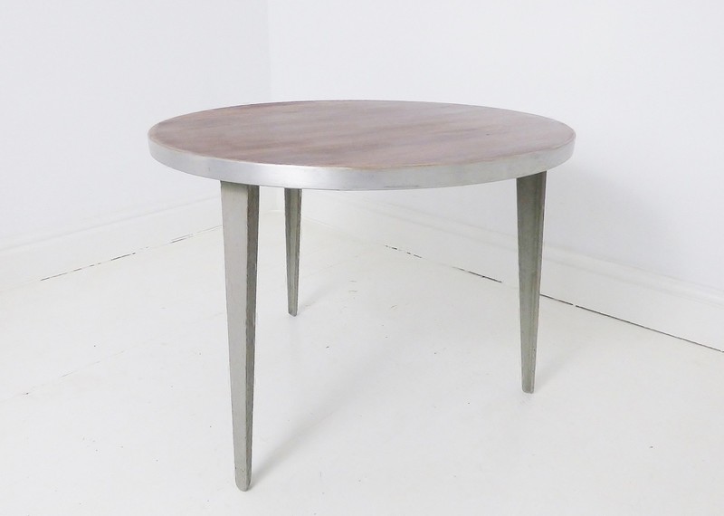 STUNNING VINTAGE ERNEST RACE WALNUT BC COFFEE TABLE - 1940's gallery