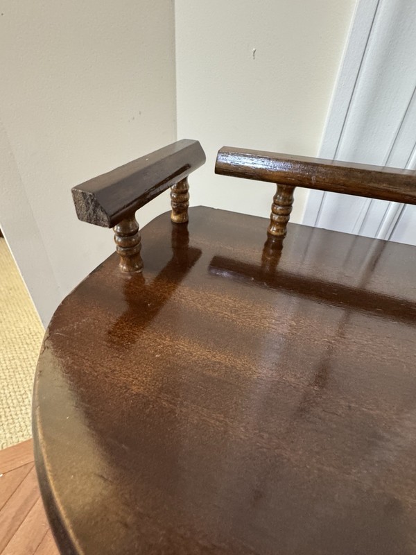 Pedestal Side Table Plant Bonsai Stand Italian Wood Vintage Display gallery