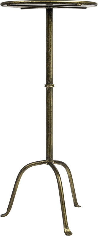 Metal Martini Cocktail Table, Antique Brass gallery