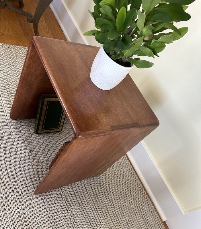 Gerald McCabe Mid-Century Modern Cube Side Table – Rare Designer Vintage (1970s) gallery