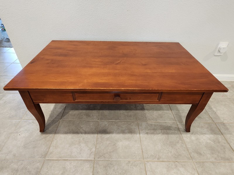 VINTAGE ETHAN ALLEN Country Colors Collections Maple Coffee Table