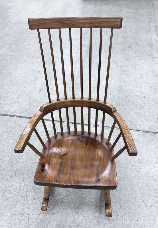 Vintage CONANT BALL MCM Russel Wright Windsor Spindle Back Rocking Chair Rocker