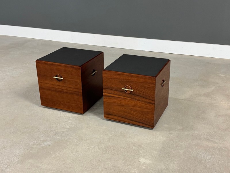 Refinished Walnut Lane End Tables - A Pair gallery