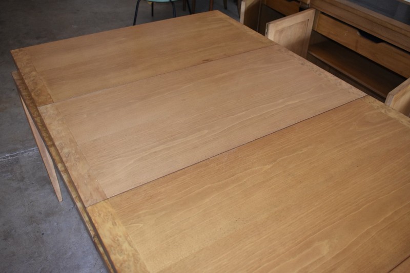 Mid Century Modern Dining Table 12 Ft Conference Table Burl Edge 72–144” gallery
