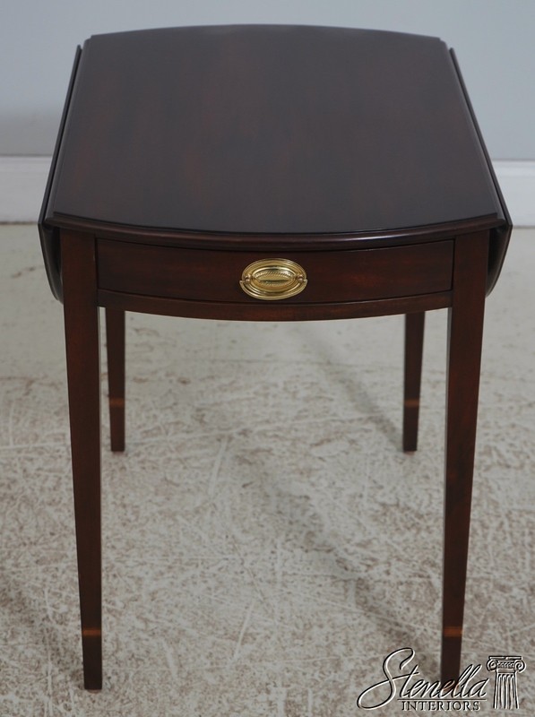 72246: HENKEL HARRIS Mahogany Dropleaf Pembroke Table gallery