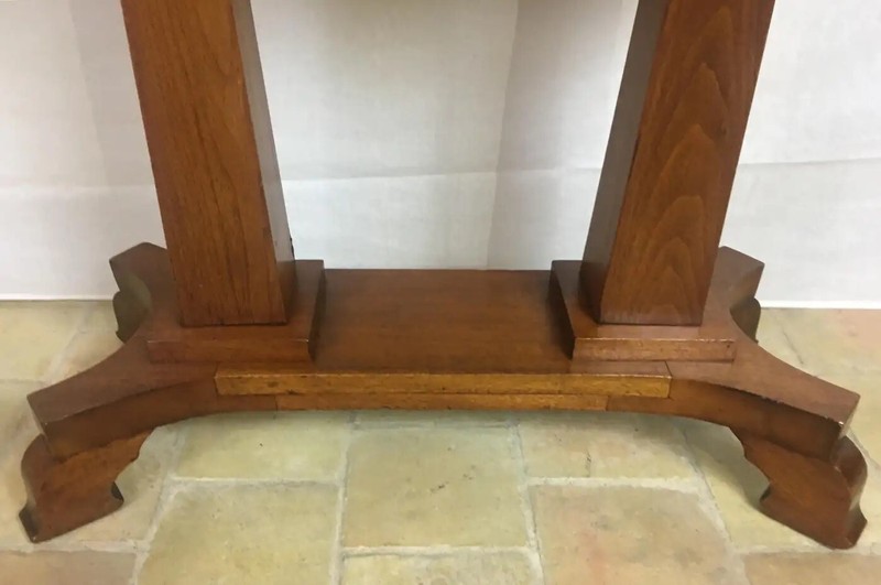 American Arts & Crafts Mahogany Side Table or Small Antique Wooden Desk gallery