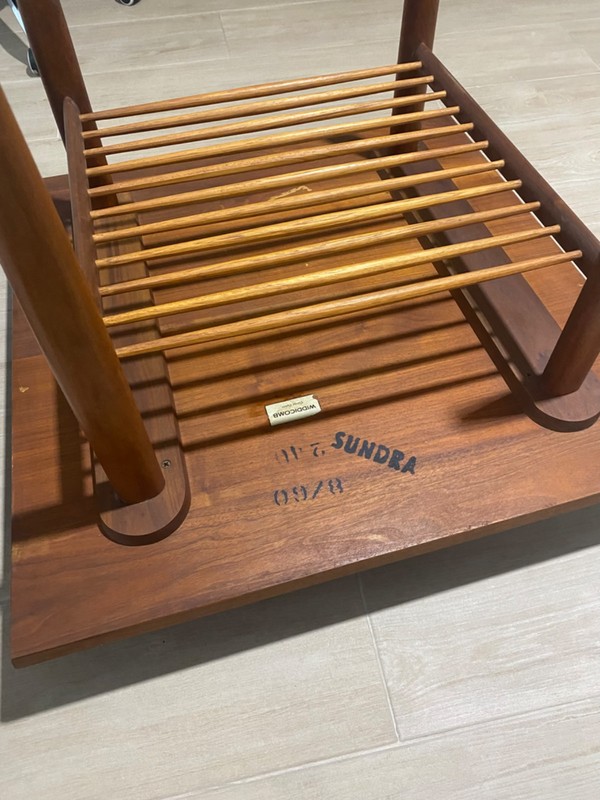George Nakashima by Widdicom vintage solid wood coffee table gallery