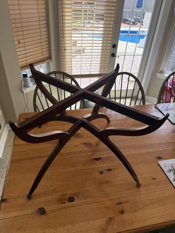 Mid Century Moroccan Coffee Table Teak Spider Legs Only-See Description