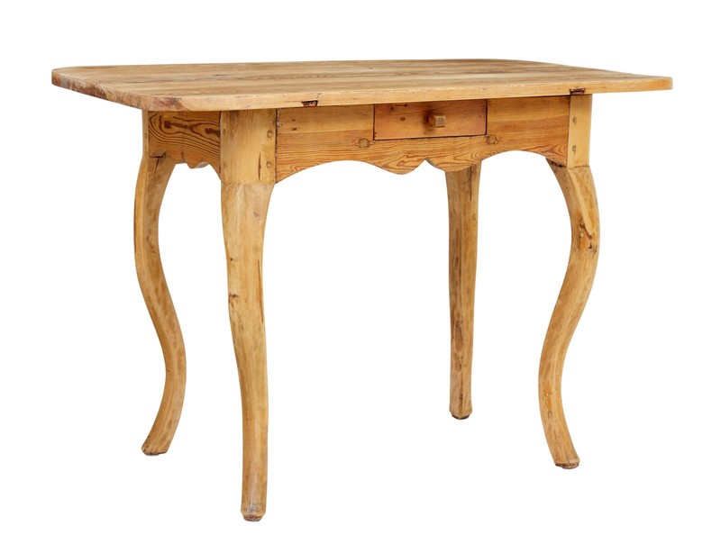 SWEDISH 19TH CENTURY ROCOCO REVIVAL SIDE TABLE