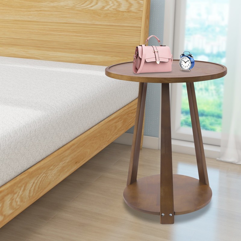 50x60cm Round Side Table, Side Table for Small Spaces, Modern Couch End Table gallery