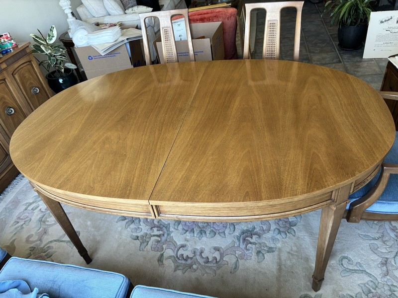 Drexel Mid Century Mahogany Triune Table