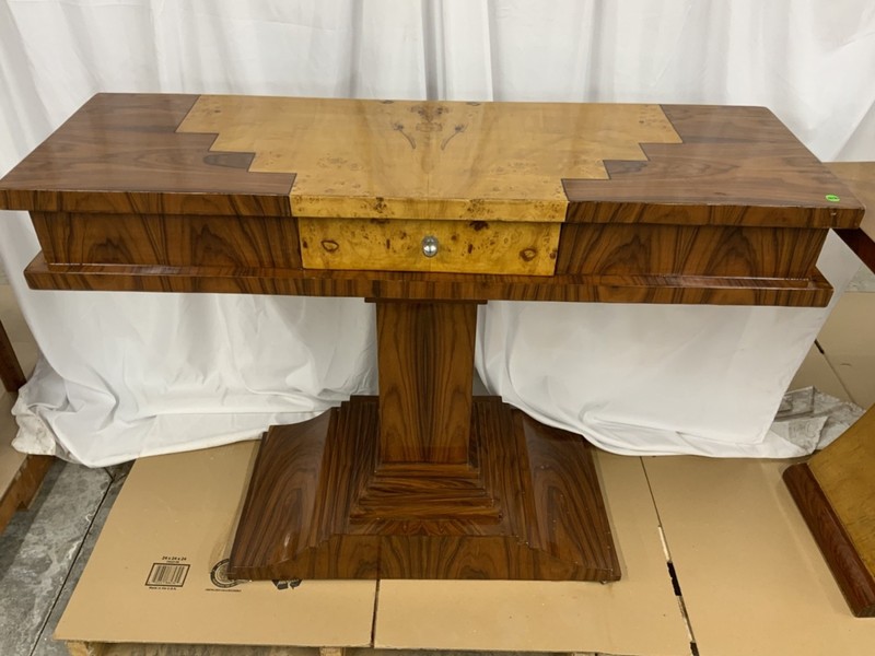 Mid-Century Art Deco Console or Center Hall Table
