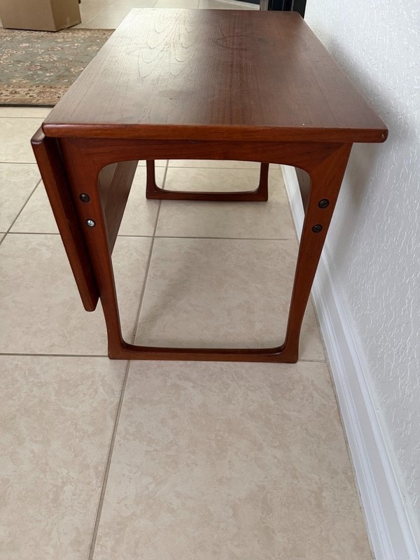 MCM Odense Mobler J. Ingvard Jensen Denmark Drop Leaf Side Table gallery