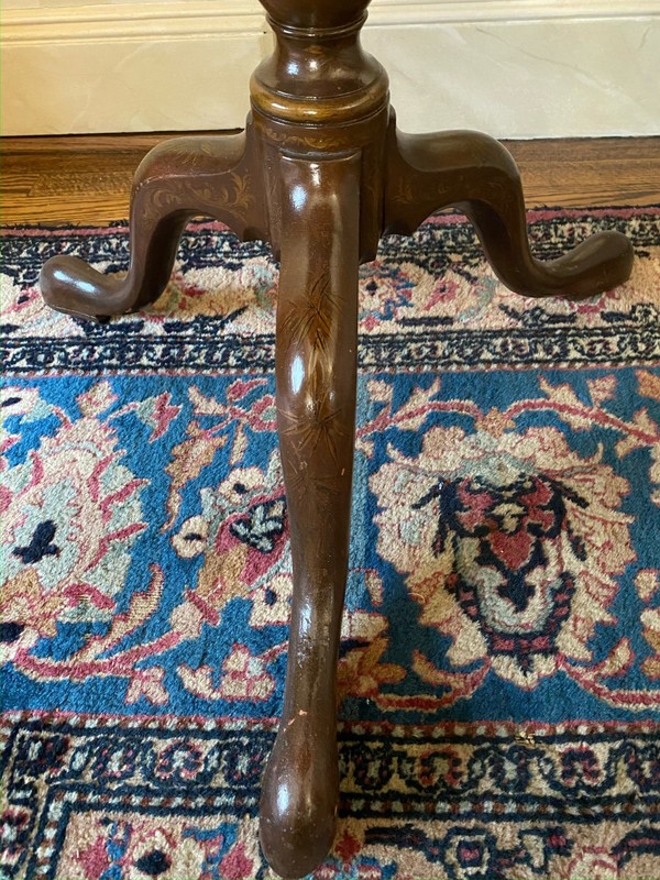 Queen Anne Style Round Tray-Top Table gallery