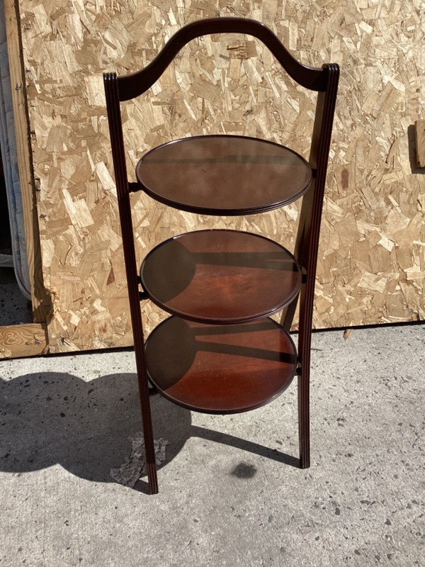 Antique 3 Tier Muffin Stand Ferguson Bros. Mfg. Co. Hoboken N.J.