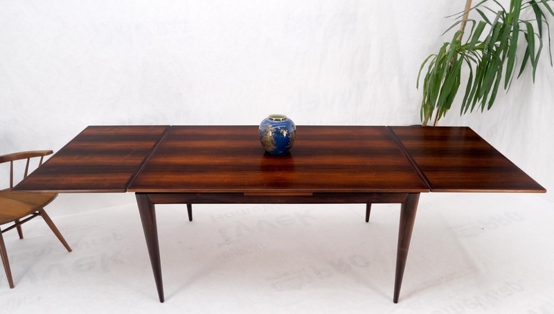 Danish Mid-Century Modern Moller Solid Rosewood Refectory Dining Table Mint! gallery