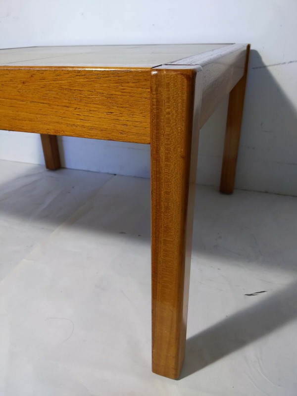 Vintage Gangso Mobler Denmark Mid Century Danish Modern Tile Top Teak Wood Table gallery