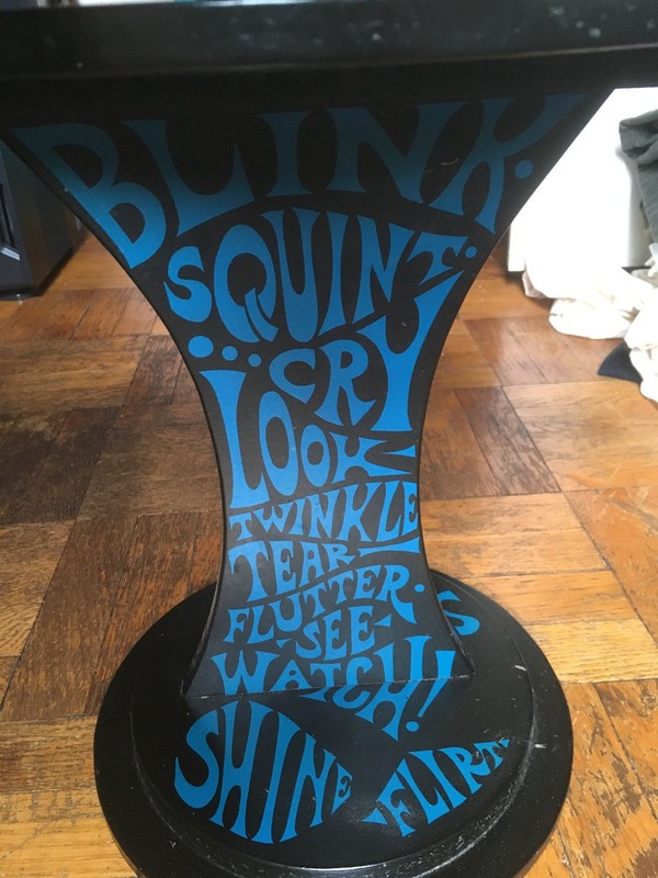 Joyce Miller Pop Art occasional table for Raymor, 1967. Hip 60s style! gallery