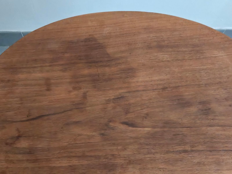 Side Table Pedestal Table Vintage 1940 1950 Beech 40S 50S Retro Rockabilly Zazou gallery
