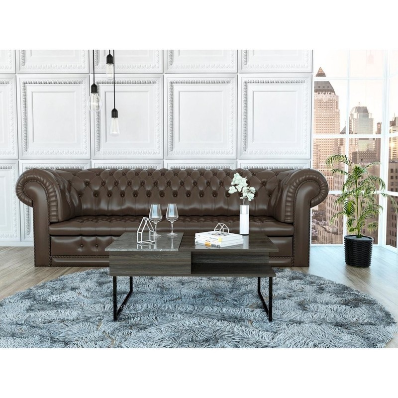 Armin Lift Top Coffee Table Espresso / Onyx MDF gallery