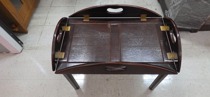 Chippendale style Butler Serving Tea caddy coffee table The Bombay Company gallery