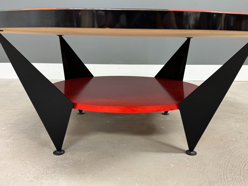 Benjamin Le Memphis Style Round 42” Coffee Table gallery