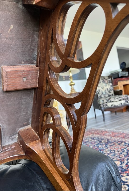 Fr. Art Nouveau Pear Wood Table c.1910 Henri Sauvage/Hector Guimard Numbered gallery