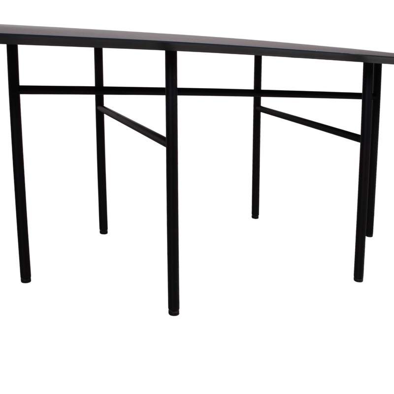 Audo Snaregade Wooden Dining Table Black 200 x 90 cm gallery