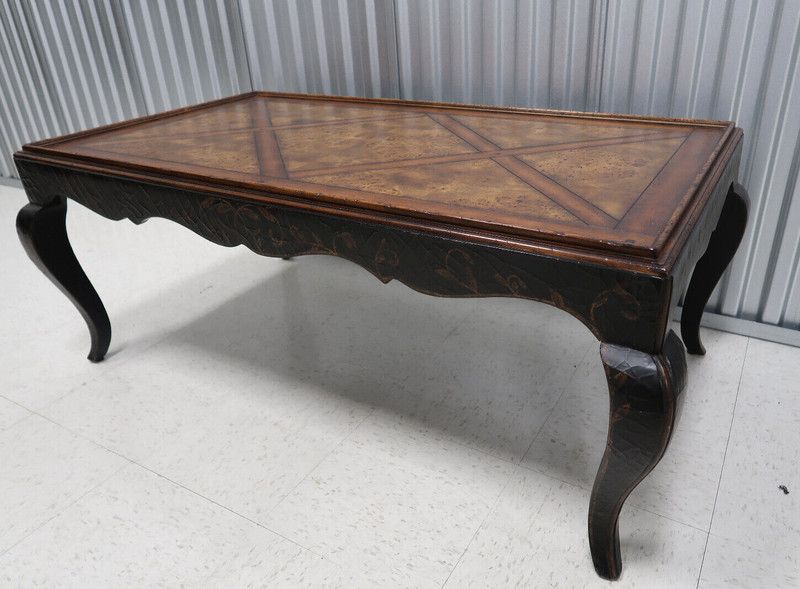 Baker Milling Road Two - Tone Crackle Cocktail Table gallery