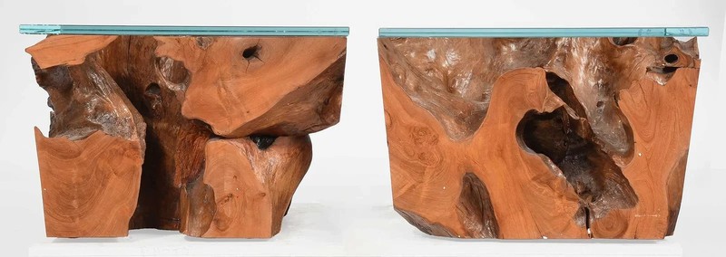 Unique Contemporary Driftwood End or Side Tables - Custom Pieces - gallery
