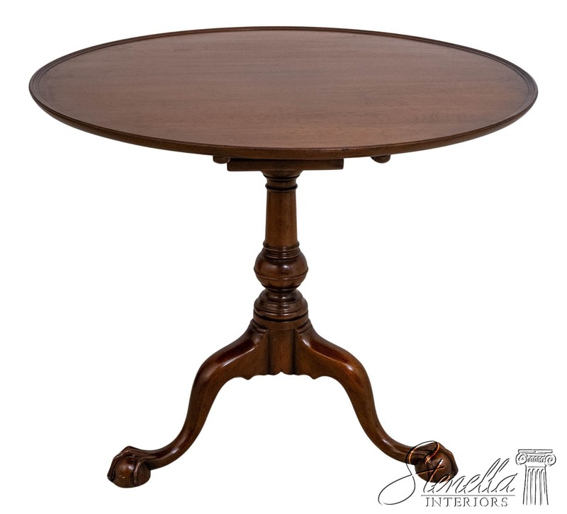 69333: KITTINGER CW-70 Colonial Williamsburg Tilt Top Table
