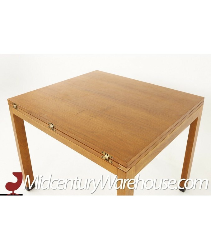Dunbar Mid Century Flip Top Dining Game Table gallery