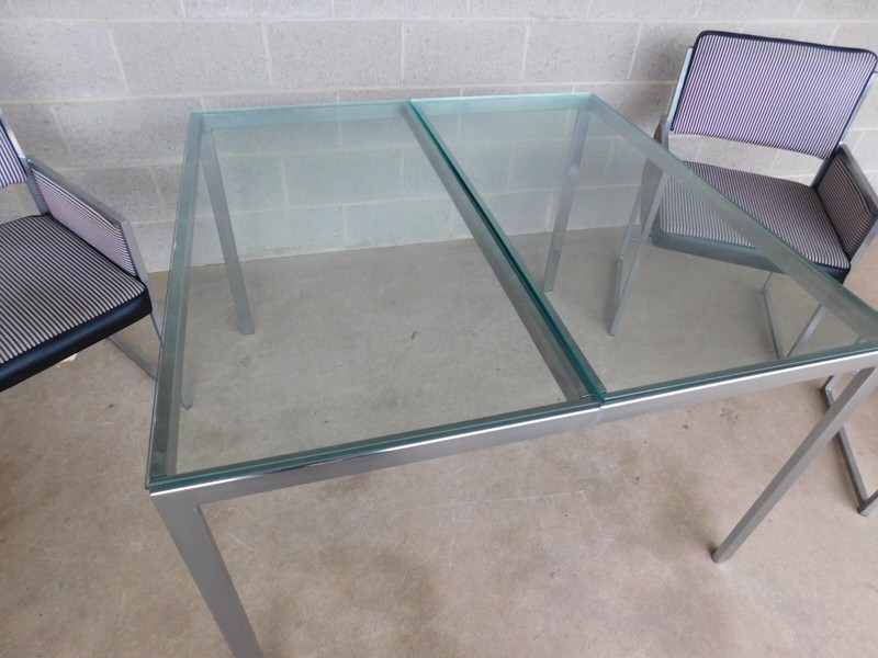 Mid-Century 5 Piece Chrome Table & Chair Set by Roper Corporation gallery