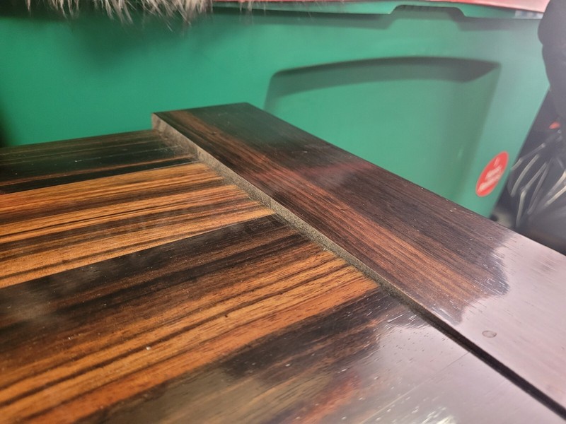 Rare Macassar Ebony Solid Wood Luxury Dining Table gallery