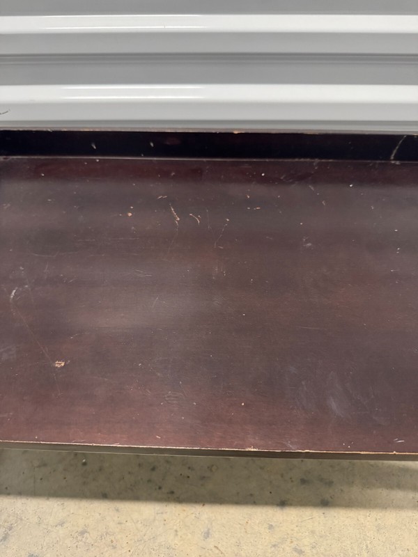Vintage English Style Wood Detachable Butler’s Tray Top Table gallery
