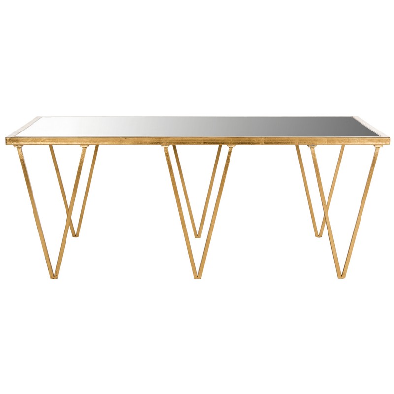 SAFAVIEH Arlene Coffee Table | Gold / Mirror | gallery