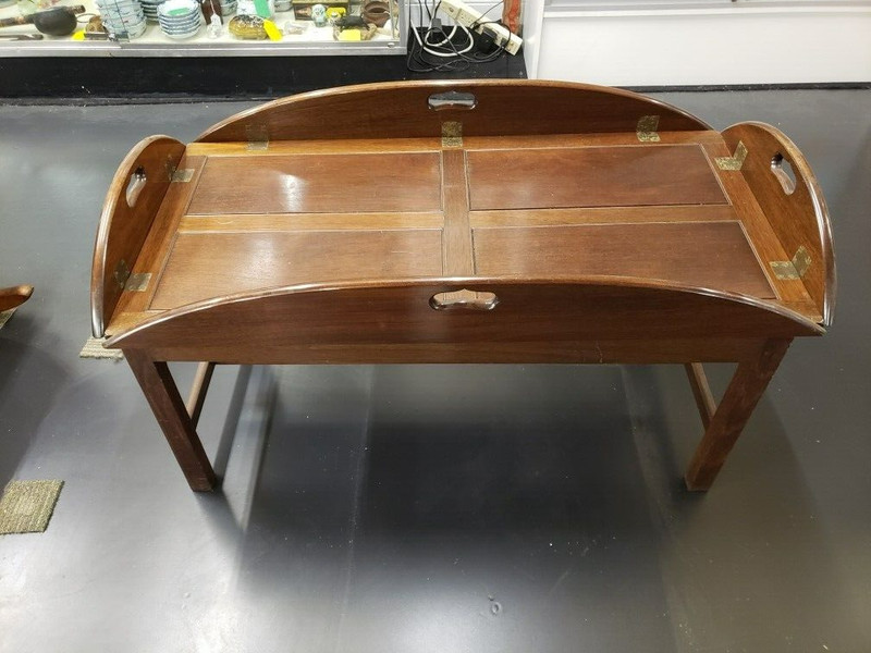 Mid 20th Century Wooden Butler’s Tray Table