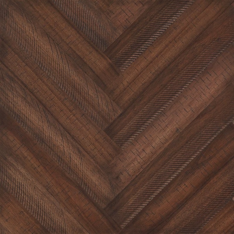 Fairview Transitional Herringbone Distressed Acacia Coffee Table gallery