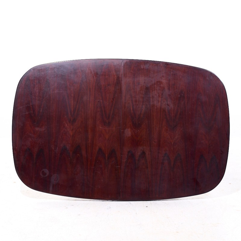 Gudme Mobelfabrik Mid Century Danish Rosewood Expanding Dining Table with 1 Leaf gallery