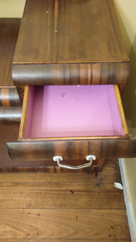 Vintage Dressing Bedroom Table Draws purple lined chest gallery