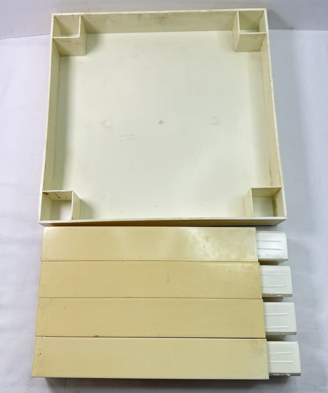 VTG 1970s Parsons Side Table Kartell Style Pop Art Syroco Plastic Black & White gallery