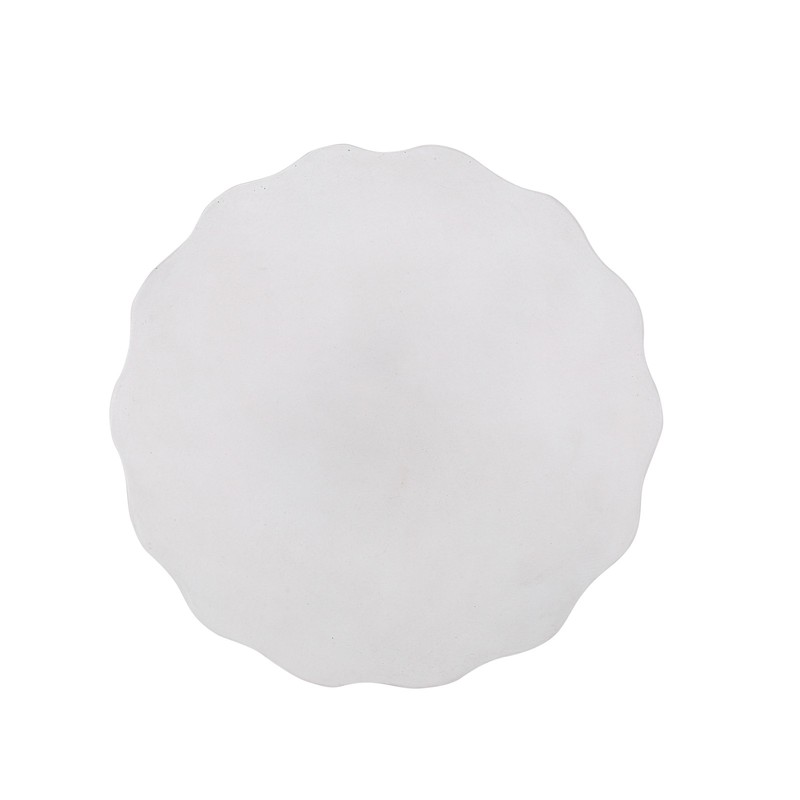 Outdoor LightWeight Concrete Side Table,Antique White End Talbe gallery
