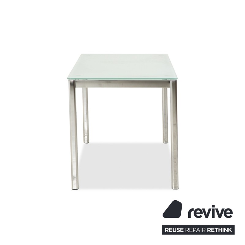 Calligaris Glass Dining Table Silver Dining Room 110 X 70 X 76 Cm gallery